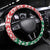 Belarus Football Steering Wheel Cover Rushnyk Pattern