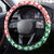 Belarus Football Steering Wheel Cover Rushnyk Pattern