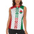 Belarus Football Custom Women Sleeveless Polo Shirt Rushnyk Pattern - Wonder Print Shop