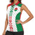 Belarus Football Custom Women Sleeveless Polo Shirt Rushnyk Pattern - Wonder Print Shop