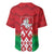 Republic of Belarus Baseball Jersey Pahonia Rushnyk Pattern