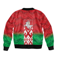 Republic of Belarus Bomber Jacket Pahonia Rushnyk Pattern