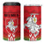 Republic of Belarus 4 in 1 Can Cooler Tumbler Pahonia Rushnyk Pattern