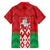 Republic of Belarus Family Matching Puletasi and Hawaiian Shirt Pahonia Rushnyk Pattern