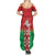 Republic of Belarus Family Matching Summer Maxi Dress and Hawaiian Shirt Pahonia Rushnyk Pattern