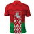 Republic of Belarus Polo Shirt Pahonia Rushnyk Pattern