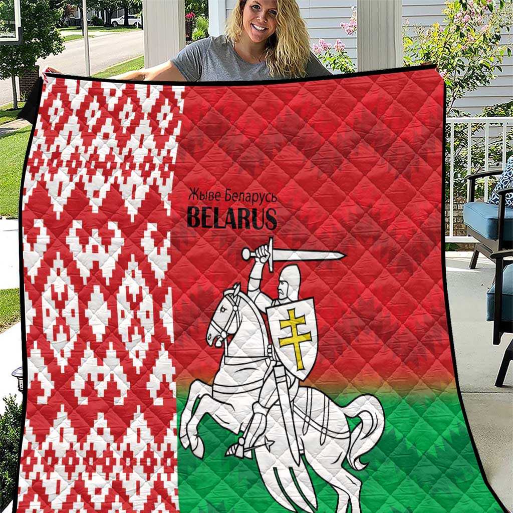 Republic of Belarus Quilt Pahonia Rushnyk Pattern