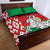 Republic of Belarus Quilt Bed Set Pahonia Rushnyk Pattern