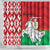 Republic of Belarus Shower Curtain Pahonia Rushnyk Pattern