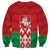 Republic of Belarus Sweatshirt Pahonia Rushnyk Pattern