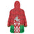 Republic of Belarus Wearable Blanket Hoodie Pahonia Rushnyk Pattern - Wonder Print Shop