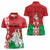 Republic of Belarus Women Polo Shirt Pahonia Rushnyk Pattern - Wonder Print Shop