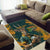 Custom South Africa Rugby Area Rug The Springboks Mascot Sporty Version LT9 - Wonder Print Shop