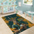 Custom South Africa Rugby Area Rug The Springboks Mascot Sporty Version LT9 - Wonder Print Shop