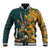 Custom South Africa Rugby Baseball Jacket The Springboks Mascot Sporty Version LT9 - Wonder Print Shop