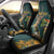 Custom South Africa Rugby Car Seat Cover The Springboks Mascot Sporty Version LT9 - Wonder Print Shop