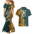 Custom South Africa Rugby Couples Matching Mermaid Dress and Hawaiian Shirt The Springboks Mascot Sporty Version LT9 - Wonder Print Shop