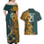 Custom South Africa Rugby Couples Matching Off Shoulder Maxi Dress and Hawaiian Shirt The Springboks Mascot Sporty Version LT9 - Wonder Print Shop