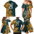 Custom South Africa Rugby Family Matching Mermaid Dress and Hawaiian Shirt The Springboks Mascot Sporty Version LT9 - Wonder Print Shop