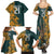 Custom South Africa Rugby Family Matching Summer Maxi Dress and Hawaiian Shirt The Springboks Mascot Sporty Version - Wonder Print Shop