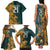 Custom South Africa Rugby Family Matching Tank Maxi Dress and Hawaiian Shirt The Springboks Mascot Sporty Version - Wonder Print Shop