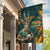 Custom South Africa Rugby Garden Flag The Springboks Mascot Sporty Version - Wonder Print Shop