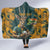 Custom South Africa Rugby Hooded Blanket The Springboks Mascot Sporty Version