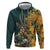 Custom South Africa Rugby Hoodie The Springboks Mascot Sporty Version - Wonder Print Shop