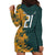 Custom South Africa Rugby Hoodie Dress The Springboks Mascot Sporty Version - Wonder Print Shop