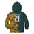 Custom South Africa Rugby Kid Hoodie The Springboks Mascot Sporty Version - Wonder Print Shop