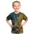 Custom South Africa Rugby Kid T Shirt The Springboks Mascot Sporty Version - Wonder Print Shop