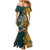 Custom South Africa Rugby Mermaid Dress The Springboks Mascot Sporty Version - Wonder Print Shop