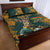 Custom South Africa Rugby Quilt Bed Set The Springboks Mascot Sporty Version - Wonder Print Shop