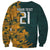 Custom South Africa Rugby Sweatshirt The Springboks Mascot Sporty Version - Wonder Print Shop