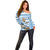 Custom Vamos Argentina Off Shoulder Sweater The Pumas Rugby Mascot Sporty Version - Wonder Print Shop