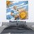 Custom Vamos Argentina Tapestry The Pumas Rugby Mascot Sporty Version