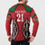 Custom Kenya Rugby Button Sweatshirt Summer Paris 2024