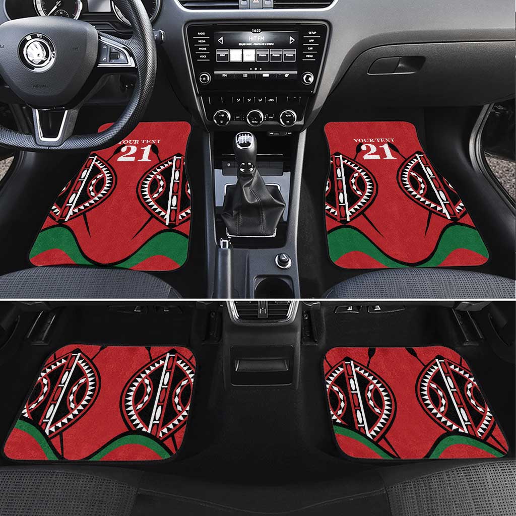 Custom Kenya Rugby Car Mats Summer Paris 2024