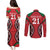 Custom Kenya Rugby Couples Matching Puletasi and Long Sleeve Button Shirt Summer Paris 2024