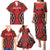 Custom Kenya Rugby Family Matching Puletasi and Hawaiian Shirt Summer Paris 2024