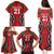 Custom Kenya Rugby Family Matching Puletasi and Hawaiian Shirt Summer Paris 2024