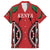 Custom Kenya Rugby Family Matching Puletasi and Hawaiian Shirt Summer Paris 2024