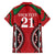 Custom Kenya Rugby Family Matching Puletasi and Hawaiian Shirt Summer Paris 2024