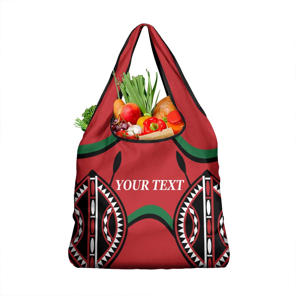 Custom Kenya Rugby Grocery Bag Summer Paris