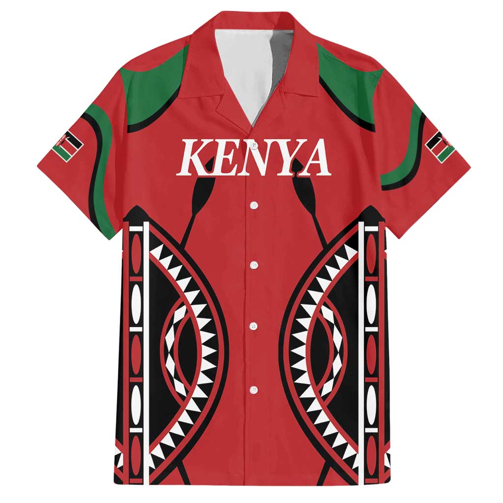 Custom Kenya Rugby Hawaiian Shirt Summer Paris 2024