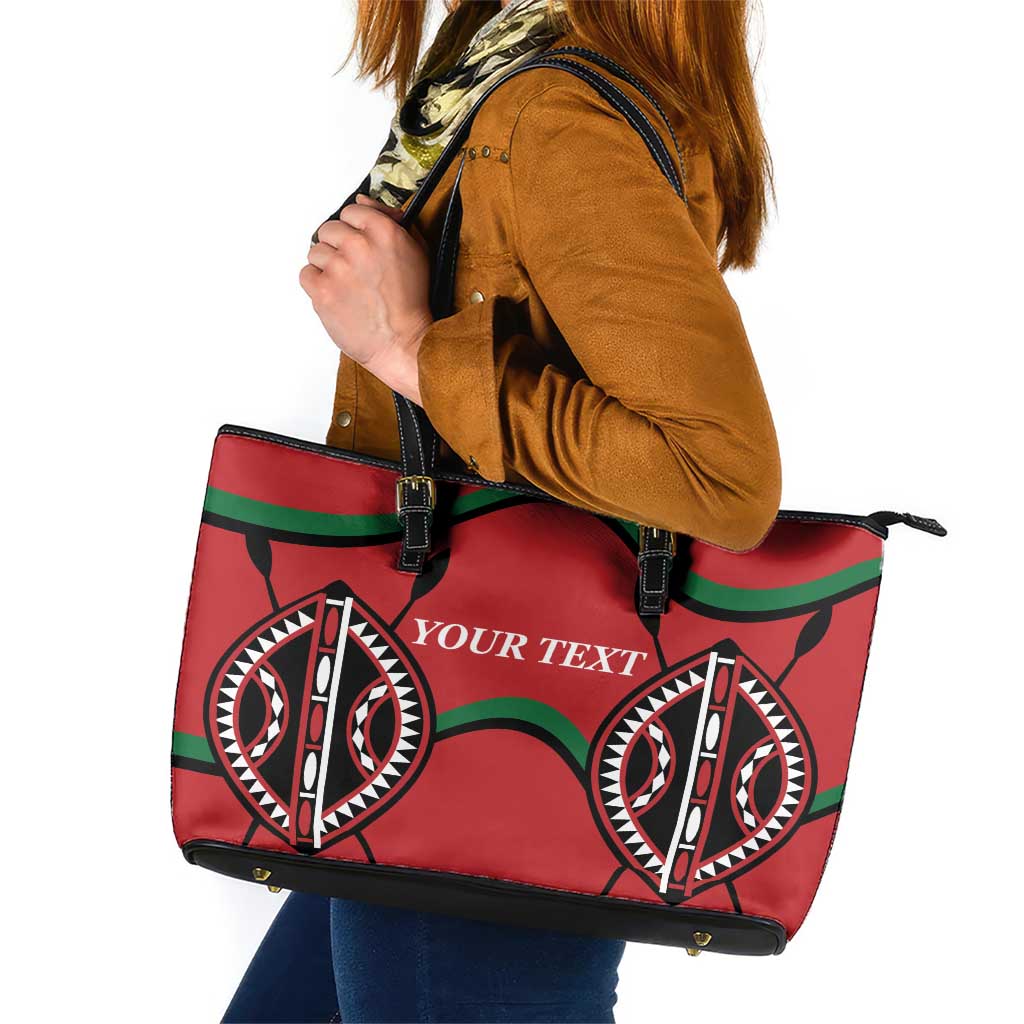 Custom Kenya Rugby Leather Tote Bag Summer Paris 2024