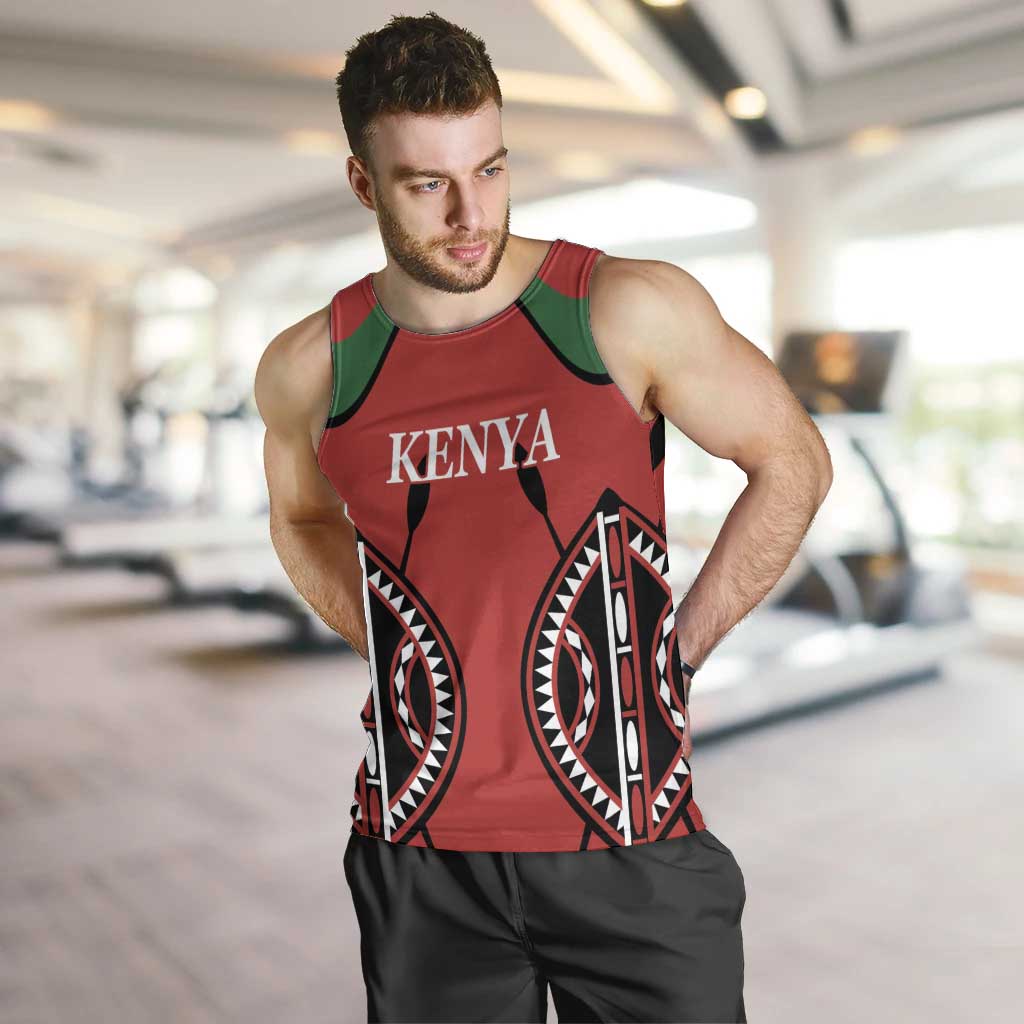 Custom Kenya Rugby Men Tank Top Summer Paris 2024