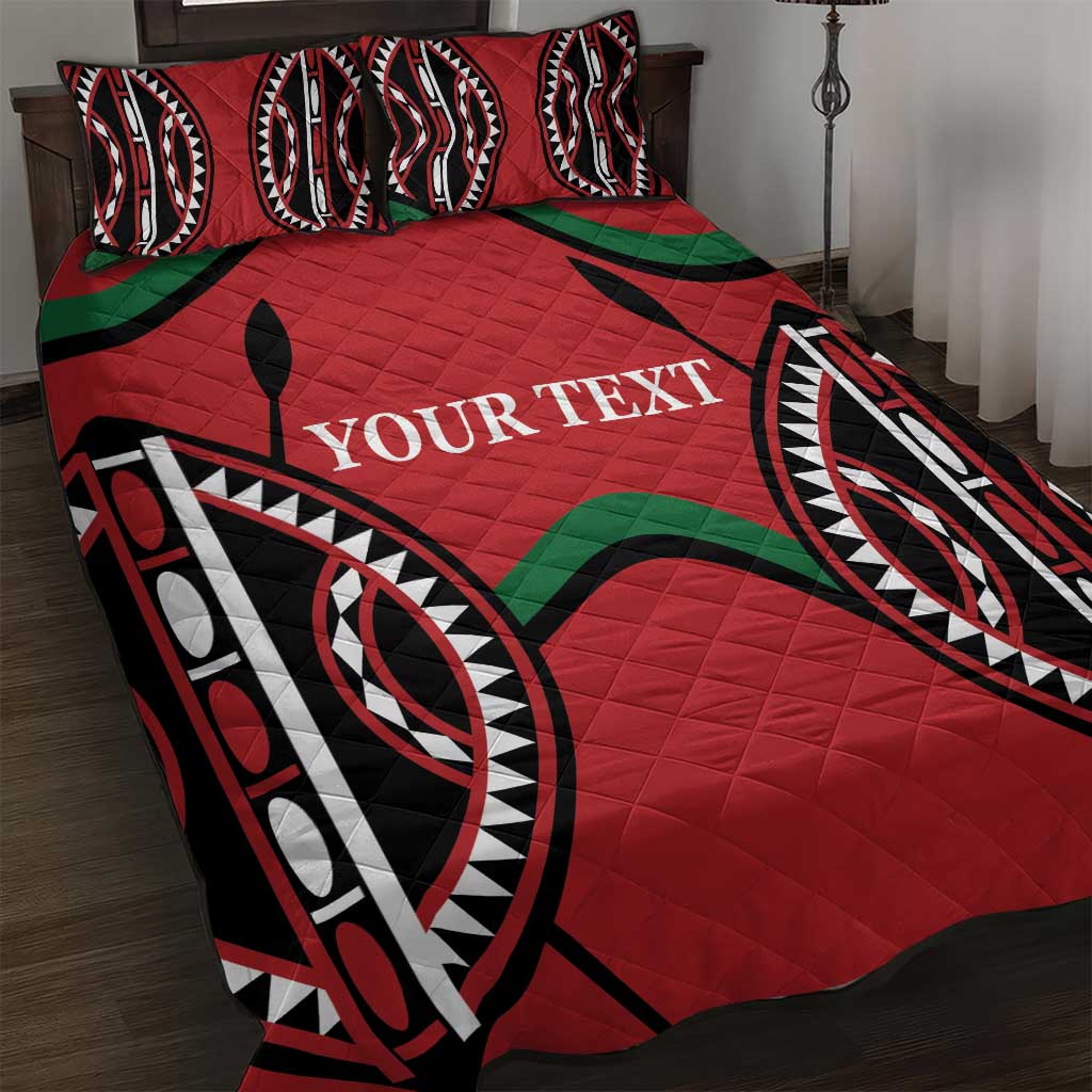 Custom Kenya Rugby Quilt Bed Set Summer Paris 2024