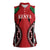 Custom Kenya Rugby Women Sleeveless Polo Shirt Summer Paris 2024