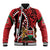 Kenya With African Shield Baseball Jacket